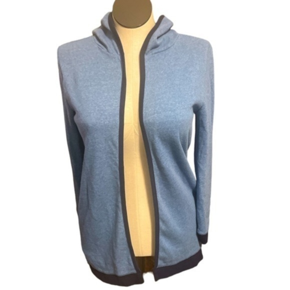 Addison Meadow cardigan pockets soft long sleeve hooded pajama Sz XS